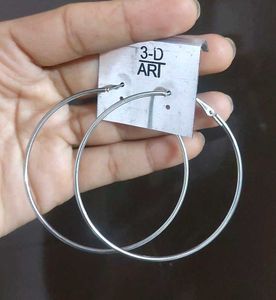 Silver Hoop Earrings