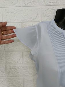 H&amp;M Pale Blue Top