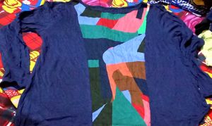 Abstract Print Top Tshirt
