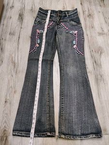 Sc8703 Sabrin Bootcut Jeans Waist 28