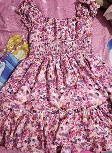 Floral Print Mini Dress