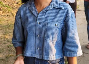 Boxy Fit Lining Shirt