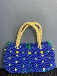 Washable Handmade Macrone Handbag
