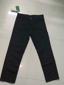 Black High waist Straight Jeans