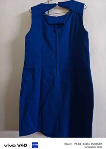 Blue Sleeveless Dress