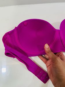 2 Padded Bras With Transparent Strap