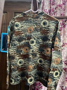 Vintage Floral Long Sleeve Top