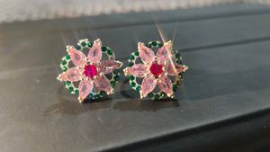 floral Toe Rings pure silver