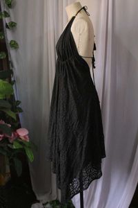 Black Halter Beach  Dress