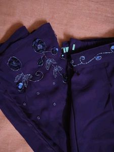Purple  Indo Western 3pieces