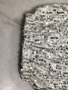 White Sequens Skirt