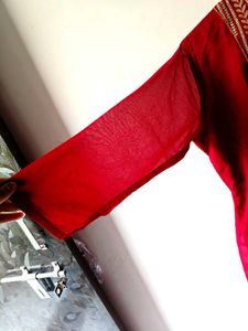 Elegant Red Kurta