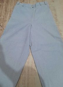 Light Grey Straight Leg Pants