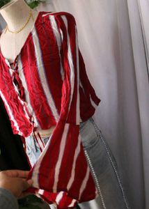 Striped Long Sleeve Top