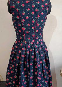 Floral Print Drindl Dress