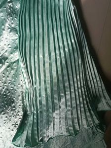 Pleated Mint Green Party Dress