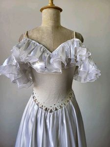 Vintage White Ruffle Dress