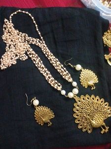 Moti Chain Handmade Costomized Necklace Set