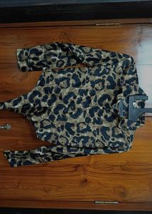 Animal Print Y2K Shirt