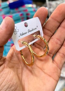 Anti Tarnish Hoops Eaarings