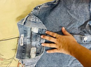 Denim Mini Skirt and top💖