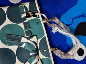 Polka Dot Tote Bag with Bow