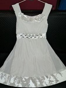 Girls White Fancy Dress