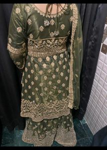 Elegant Green Kurta Set