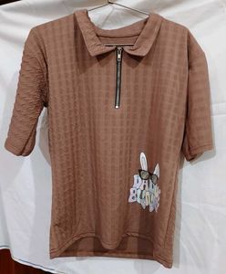 Brown Graphic Tee