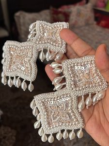 Beaded Statement Earrings