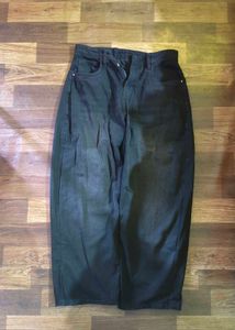 Brown Super Baggy Balloon Fit Denim