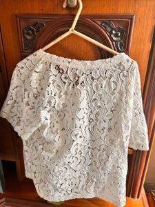 Off white Top From L.O.V By westside