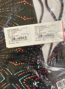 LABEL RITU KUMARPrinted Skater Dress with Cinched