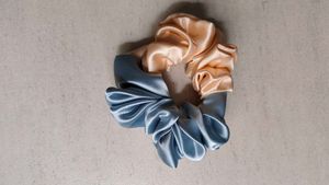 Dual Color Scrunchies