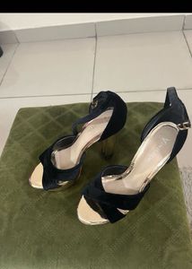 Black &amp; Gold Heels