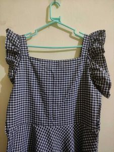 Gingham Ruffle Dress