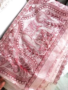 Embroidered Tissue Cloth Piece 27 inch