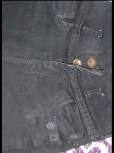 Navy Blue And Black Jeans