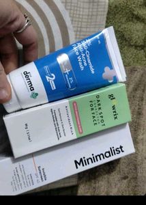 Combo Of 3 Facewash Moisturizer Sunscreen New Seal