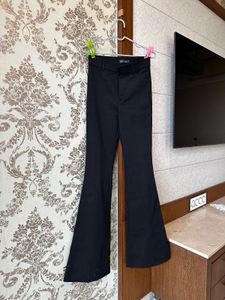 Black Flared Trousers