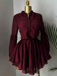 Urbanic drawstring shirt dress👗
