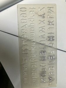 ENGLISH LETTER STENCIL