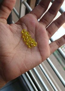Yellow Crystal Beads