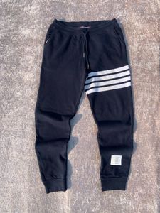 Thom Brownie Black Striped Casual Pants