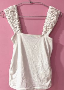 White Corset Style Top
