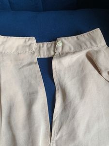 Elegant Beige Long Sleeve Top