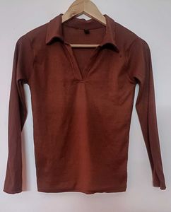 Solid Brown Top