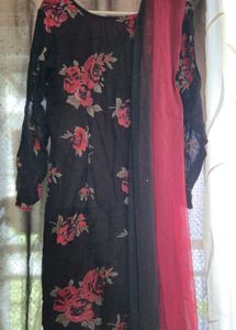 Floral Print Salwar Suit