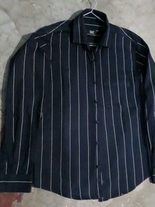 Striped Button-Down Shirt