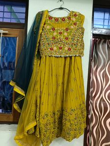 Lahenga For Haldi